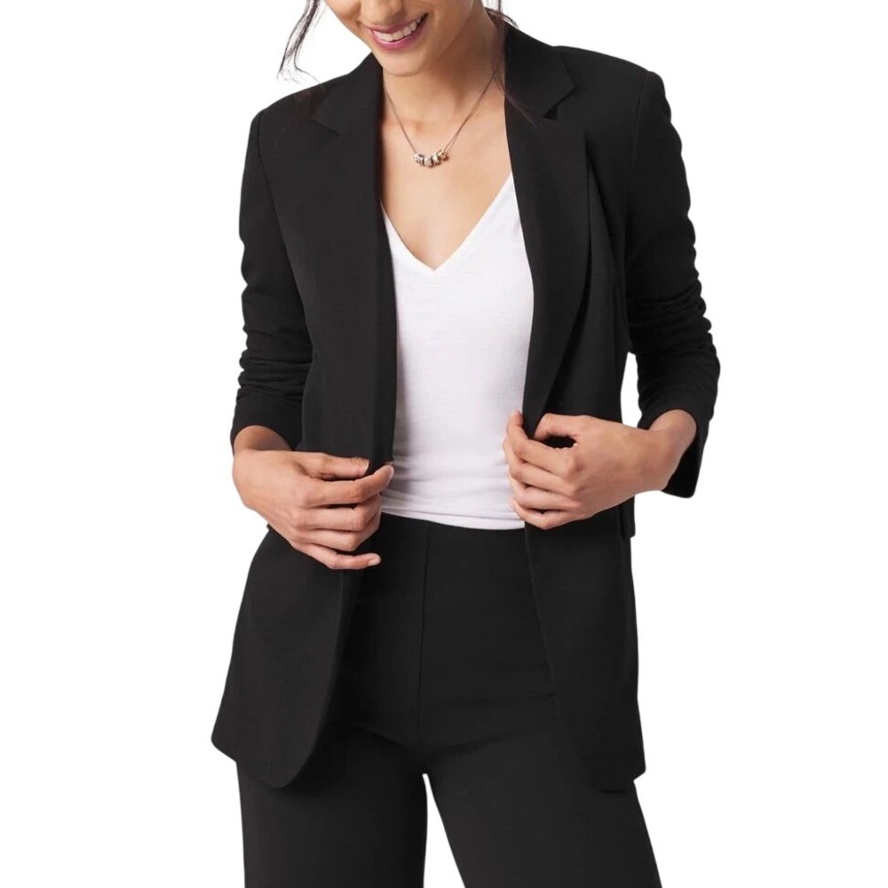 White House Black Market Cinched Back Jacket Black Blazer 570274727 NWT Size S